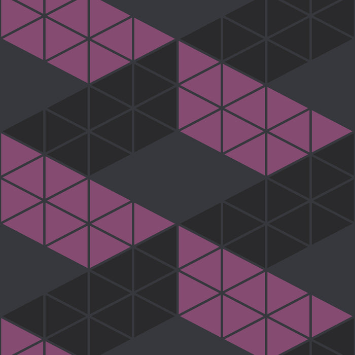 Zig Zag - Evening <br> Wallpaper - The Detroit Wallpaper Co.