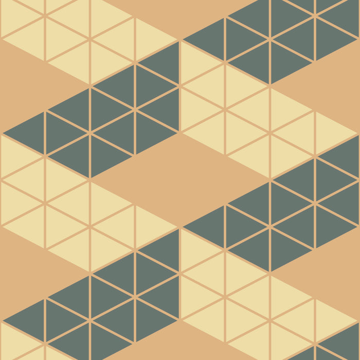 Zig Zag - Foundation <br> Wallpaper - The Detroit Wallpaper Co.
