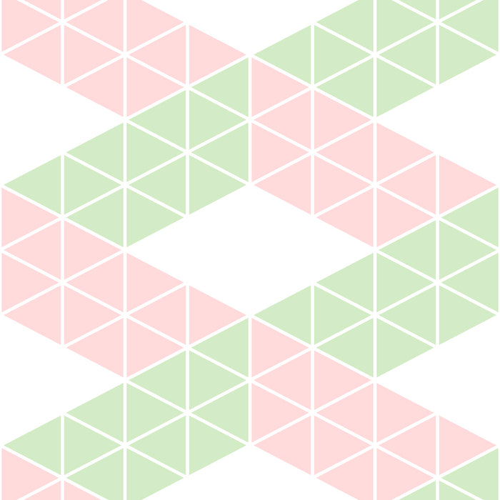 Zig Zag - Petal <br> Wallpaper - The Detroit Wallpaper Co.