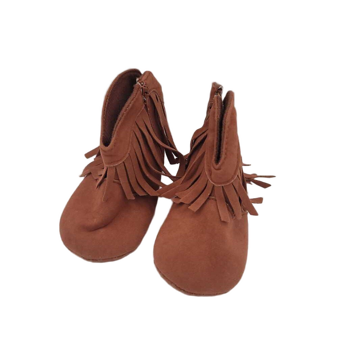 Zip Up Soft Sole Moccasins