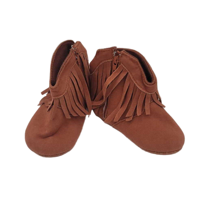 Zip Up Soft Sole Moccasins